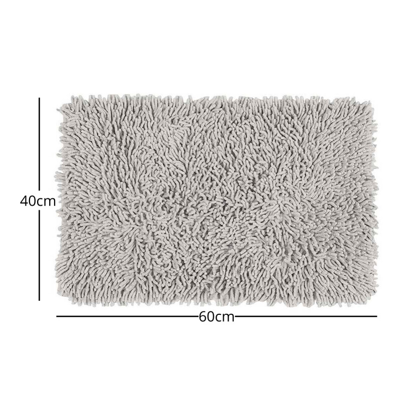 Alfombra 40x60cm Shaggy BLANCO