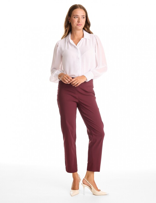 Pantalon Slim BORDEAUX