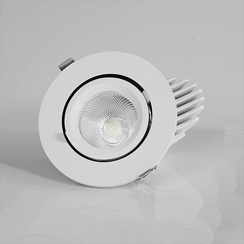 DOWNLIGHT LED EMPOTRABLE LYON 8W 38º - BLANCO Downlight LED Empotrable Lyon 8W Luz Cálida