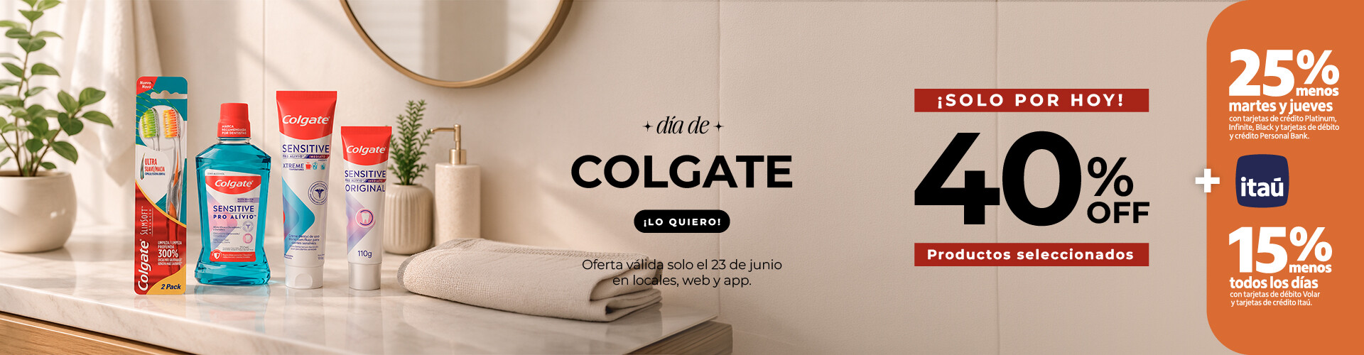 Colgate 40%