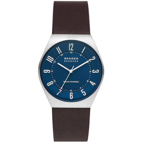 RELOJ SKAGEN FASHION ACERO CUERO MARRON 0