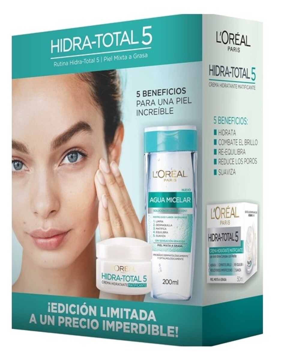 PACK CREMA LOREAL HIDRATACION HT5 MATIF + MICELAR PM 