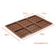 Molde Tableta de Chocolate 26x17x 1,5 cm Sin Color