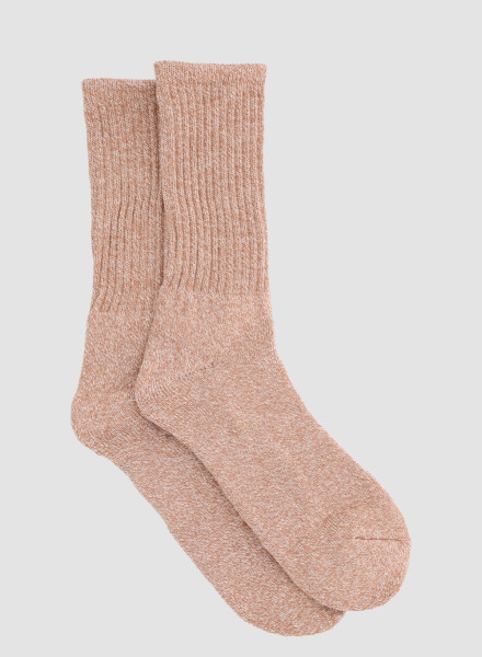 Pack x2 medias morley de abrigo Beige