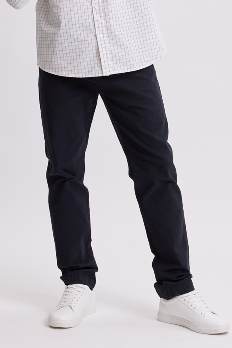 Pantalón chino Azul Marino