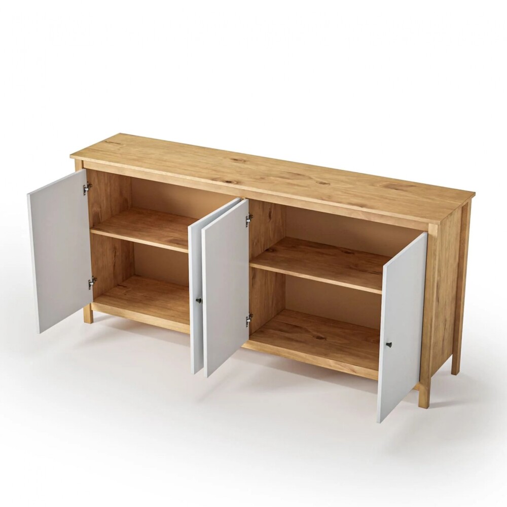 Cómoda 4 Puertas - Mari Blanco