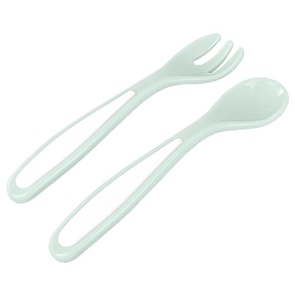Bowl 4 en 1 KIKKABOO verde agua blanco
