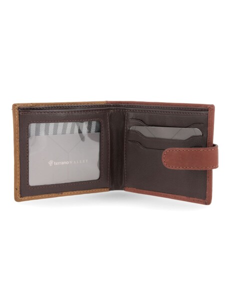 Billetera Nobuk con Presilla Brandy