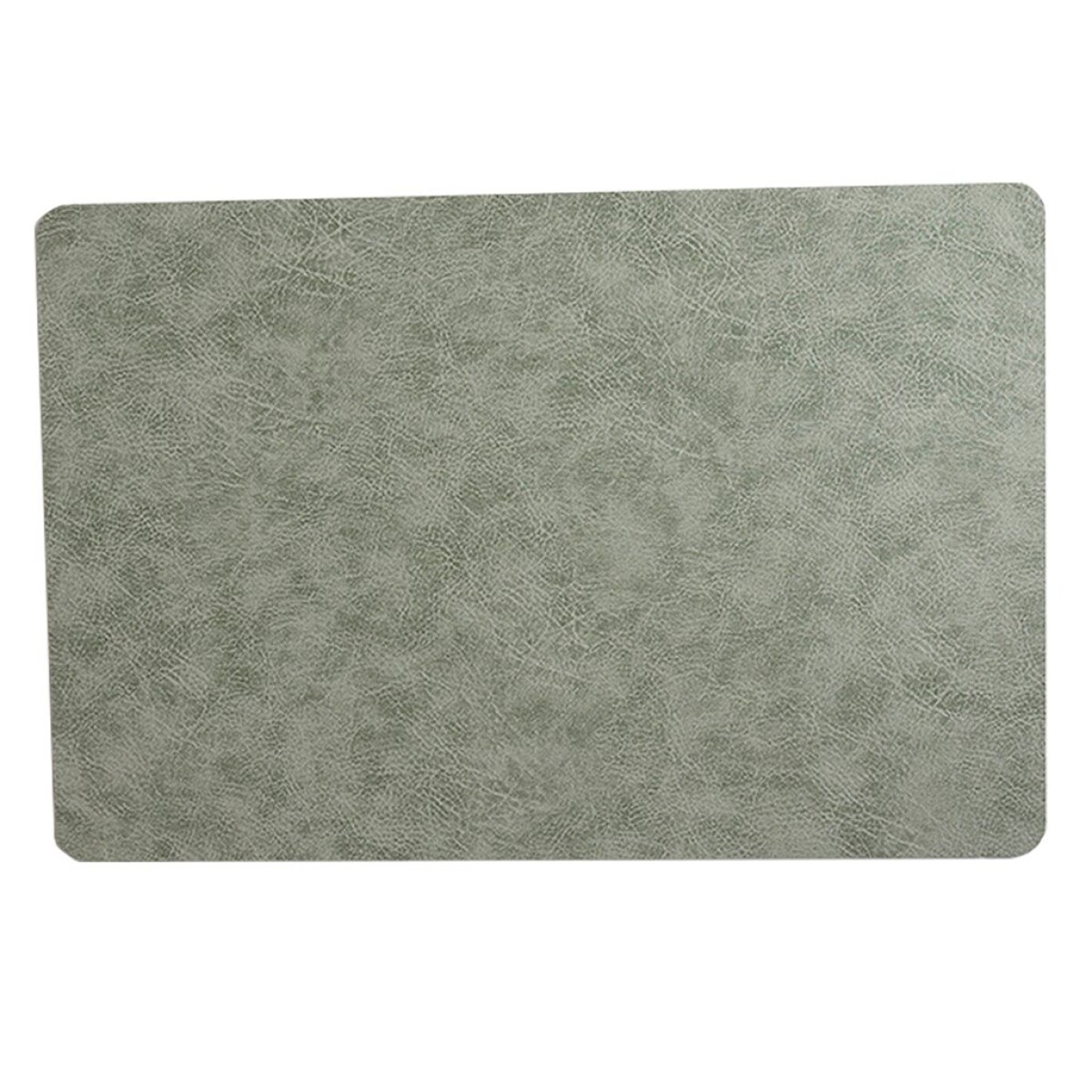 INDIVIDUAL PVC SIMIL CUERO 45x30CM VERDE AGUA 