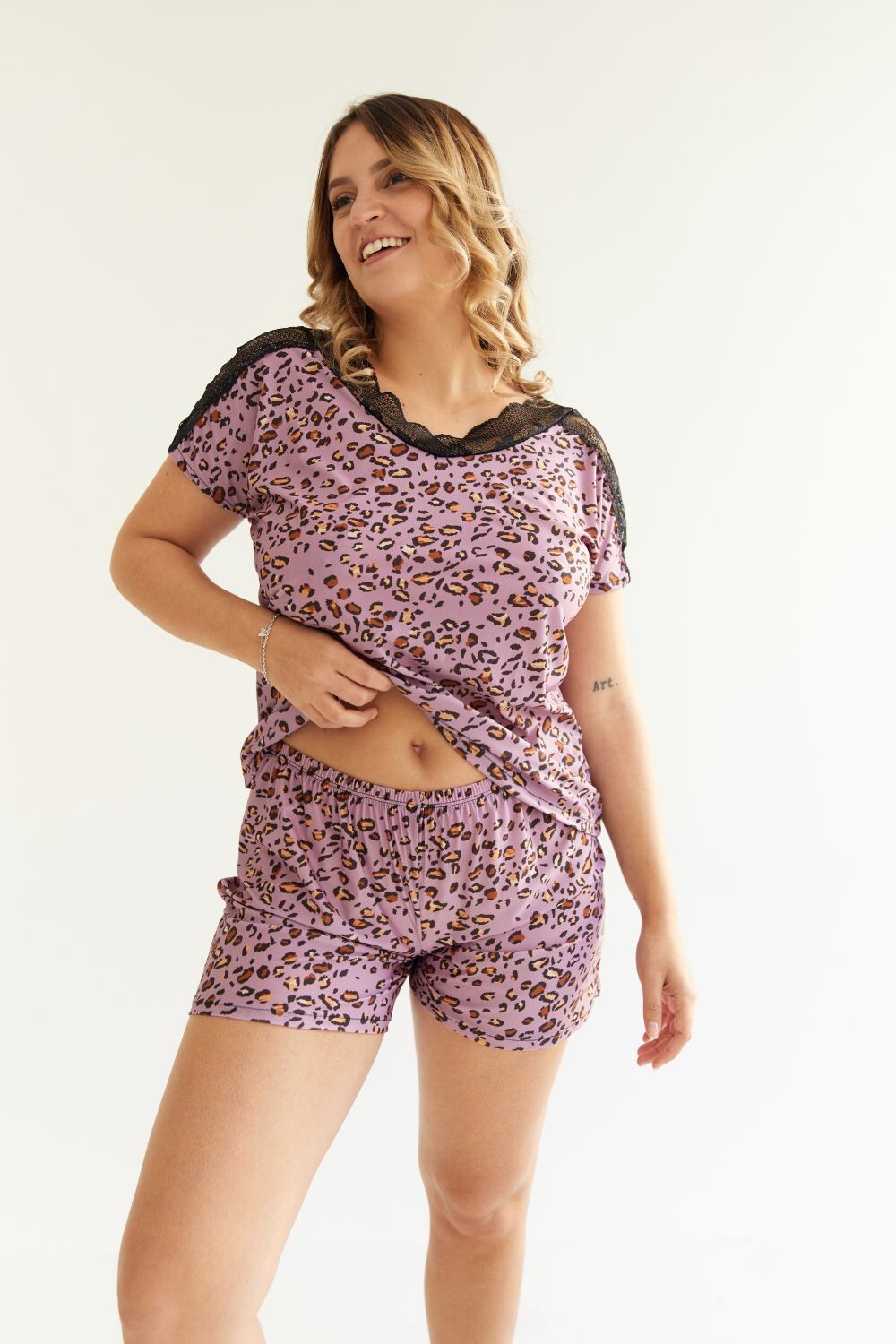 Conjunto Bloom Print Violeta