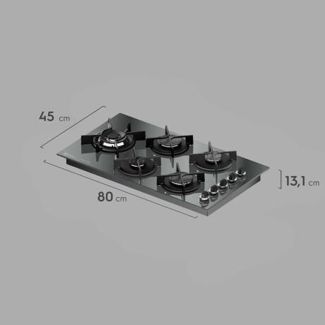 ANAFE ELECTROLUX GAS NEGRO 5 HORNALLAS KE5HP