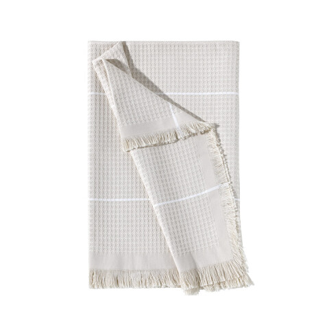 Manta Lola Dohler 150 x 210 cm Blanco
