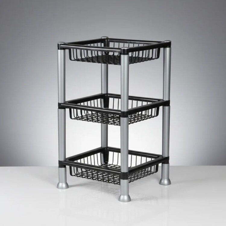 FRUTERO ORGANIZADOR CUADRADO 3 PISOS FRUTERO ORGANIZADOR CUADRADO 3 PISOS