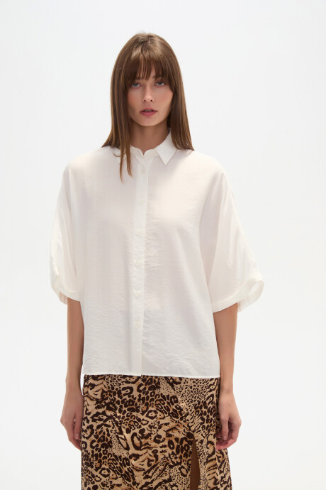 Camisa Baharu Marfil / Off White