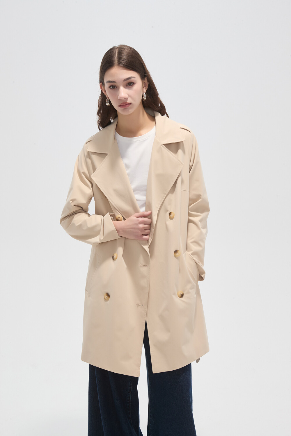 Trinchera Cyra Beige