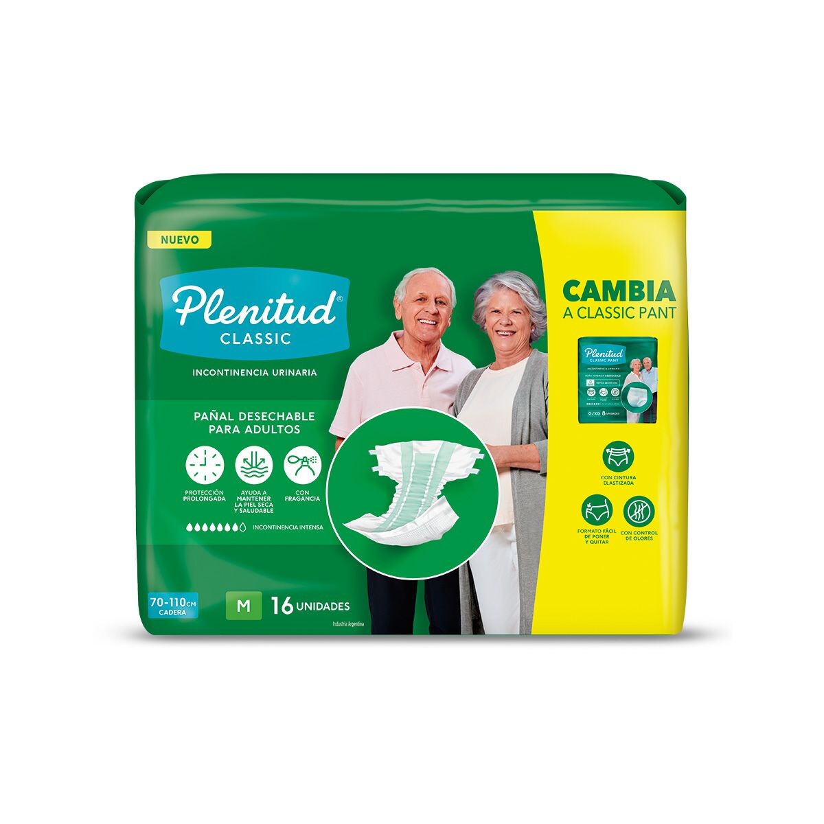 PLENITUD CLASSIC M NF PAQUETE X 16 UNID. 