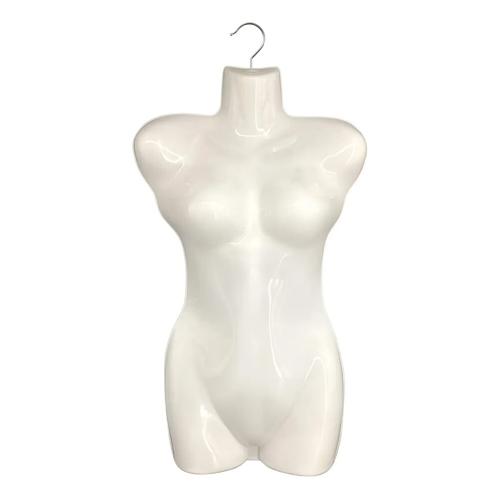 Percha Maniquí Medio Cuerpo Dama Mediano Exibición Percha Maniquí Medio Cuerpo Dama Mediano Exibición