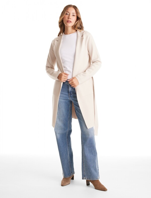 Chaqueta De Punto BEIGE