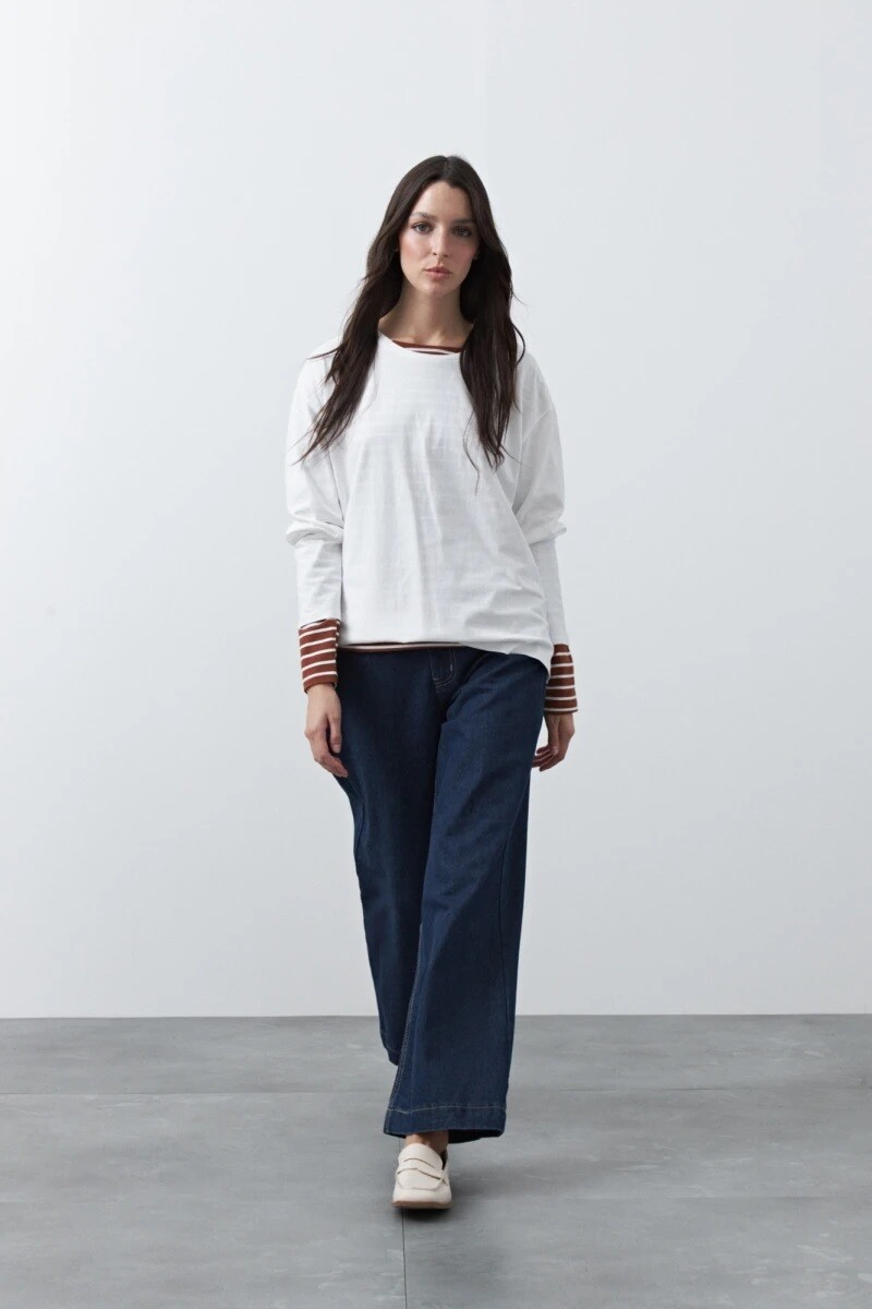 T-SHIRT D.CASSIN ZACK - BLANCO 