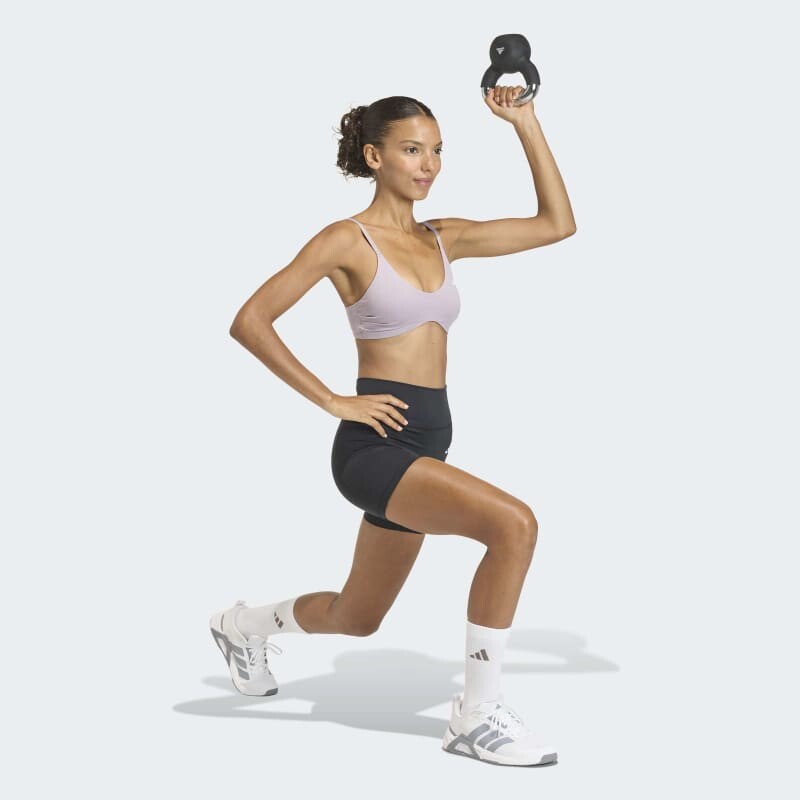 Calza Adidas Corta Optime Essentials Workout Negro