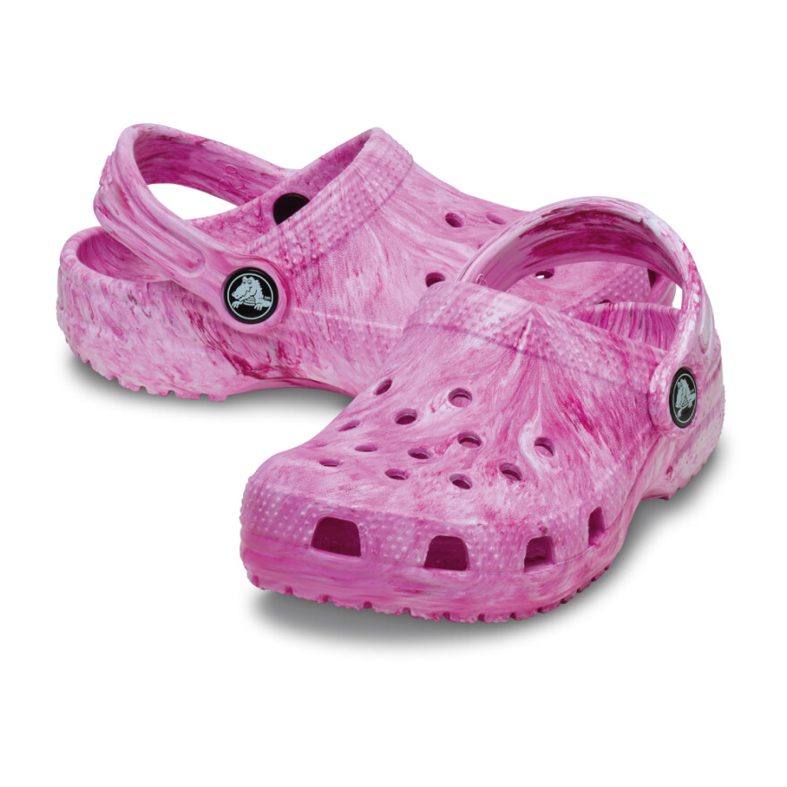 Classic Watercolor Marbled Clog T - Niños 1 a 5 años Pink/multi