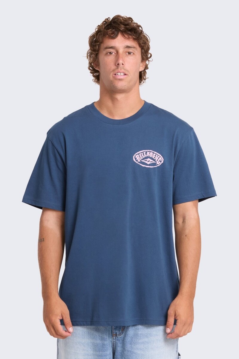 REMERA REVERSE PREMIUM SS A-azul