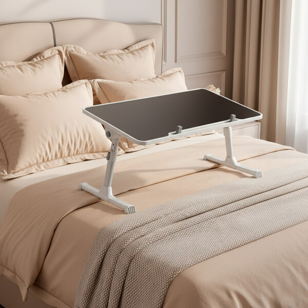 Mesa Plegable Cama Notebook Laptop Computadora Portatil Color Negro Blanco