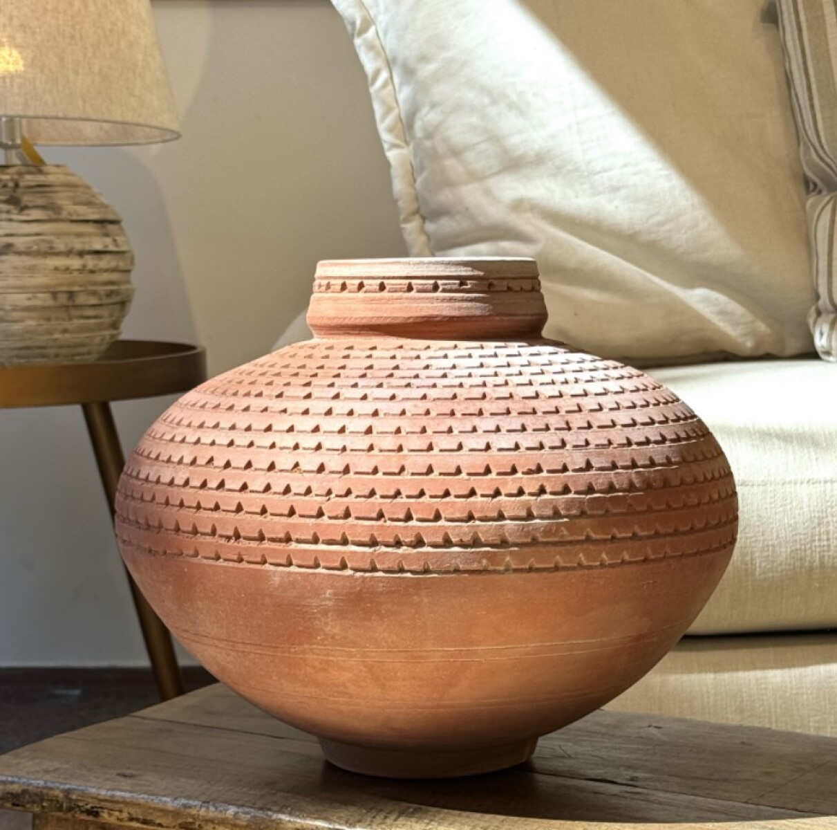 Jarrón Clay Pot Rojo 