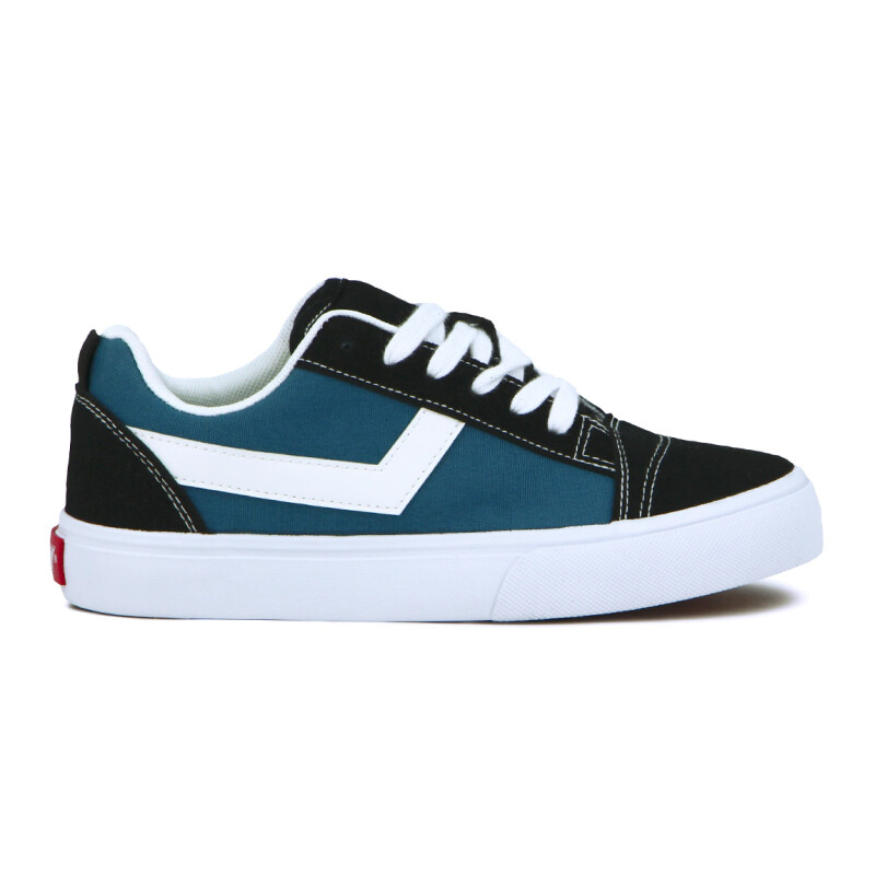 Pony Champion Casual Bold Lona-gamuza Navy-black Marino-negro