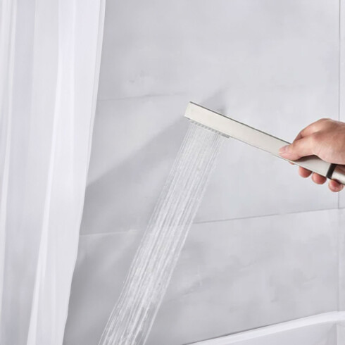 Griferia Ducha Exterior Con Transferencia - Serie Sauco GAMAS DE GRIS