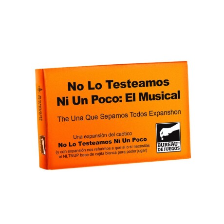 Juego: No Lo Testeamos Ni un Poco: el Musical 001