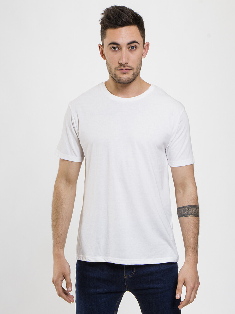 Remera Cuello Base BGDH RBB-21 - Blanco 