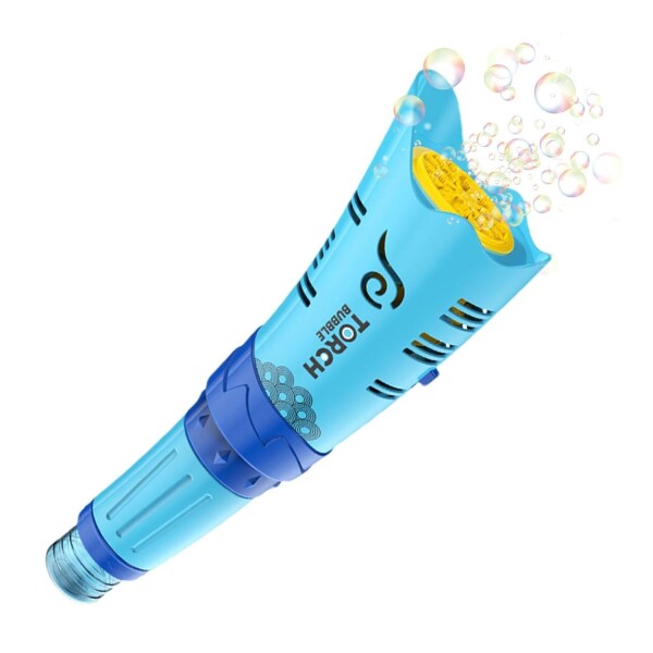 Antorcha Burbujero Infantil Niños Tiktok Electrico Recargabl Variante Color Azul