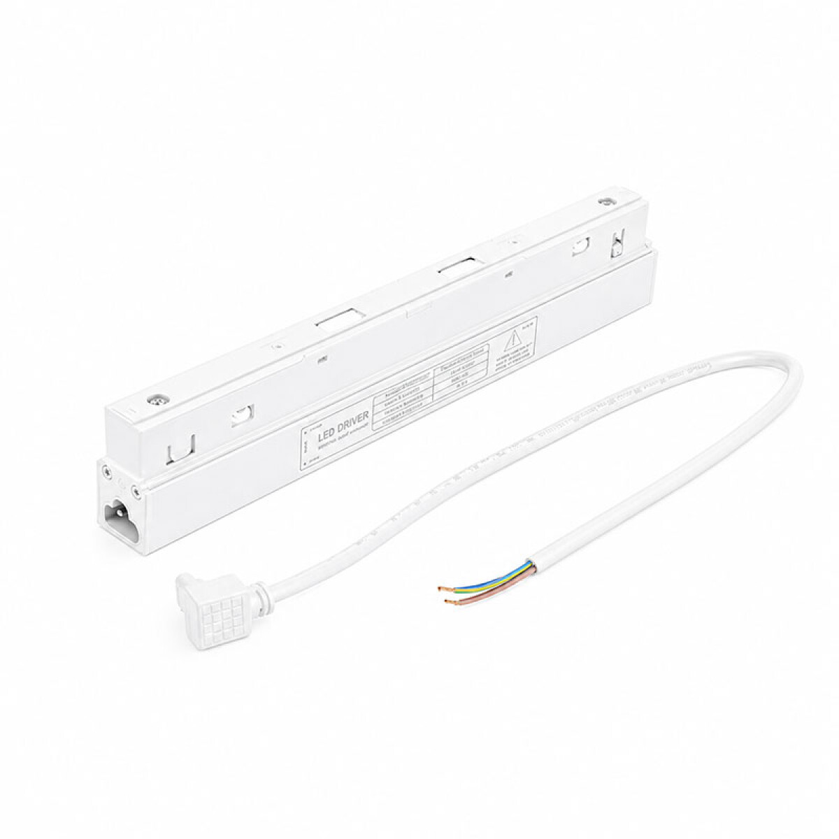 Fuente riel magnético blanco 48v 100W largo 230mm - ZU0520X 