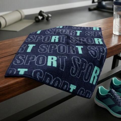 Toalla Social Sport Estampadas 30 x 80 cm AZUL