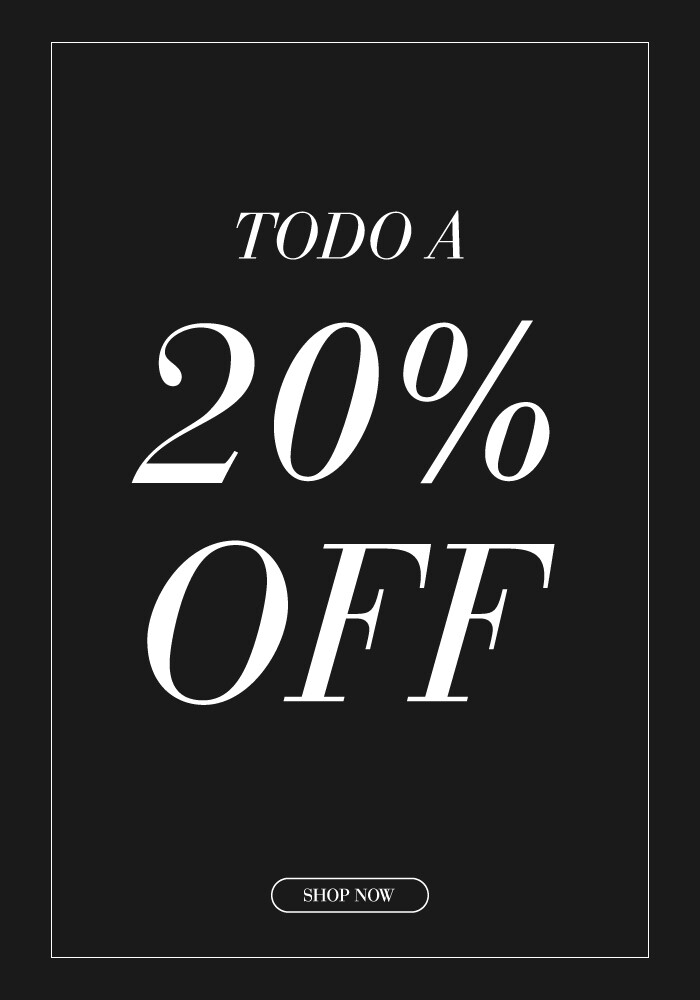Black Friday - todo a 20 off