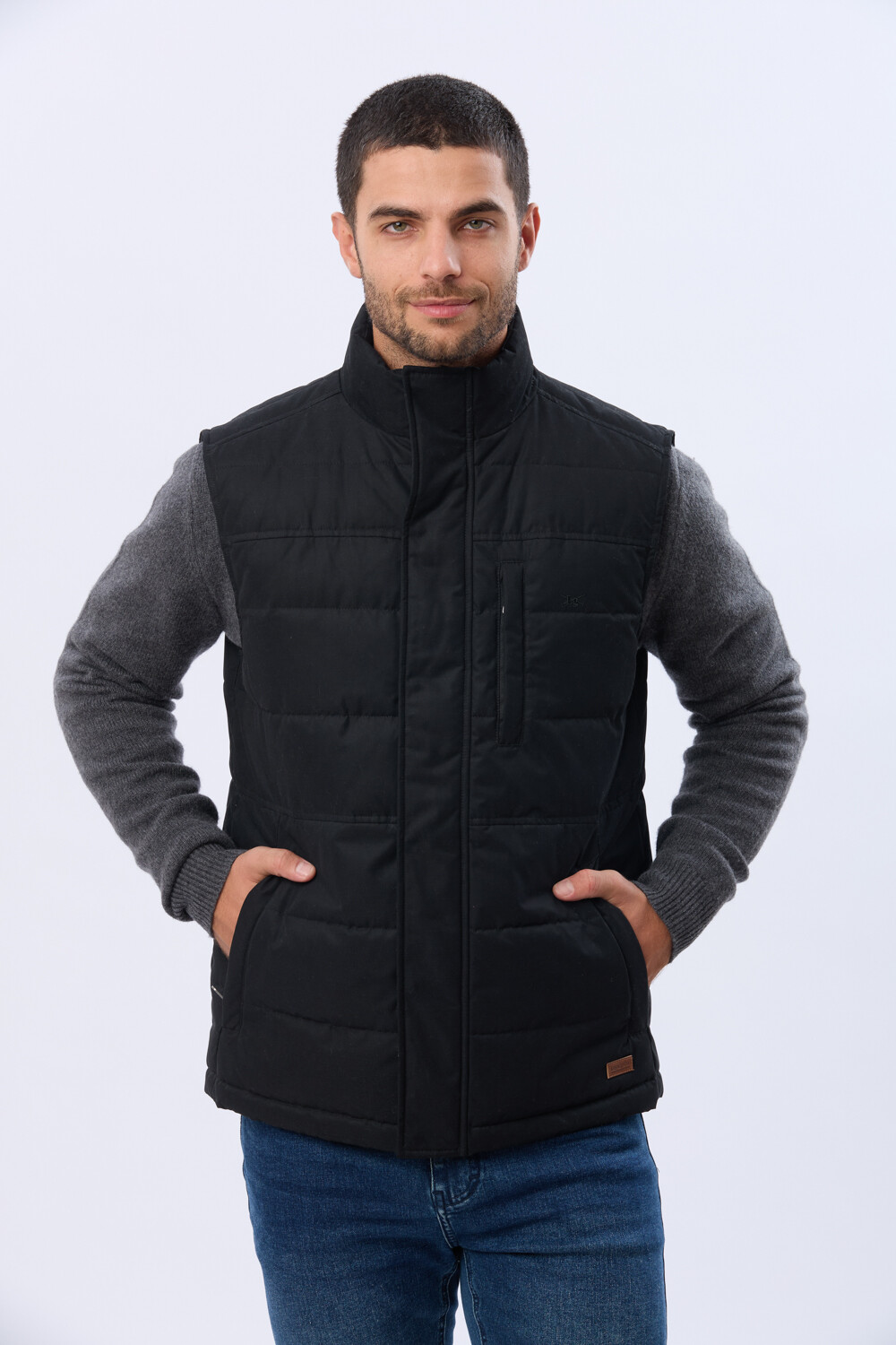 CHALECO REVERSIBLE CAPITONEADO Negro