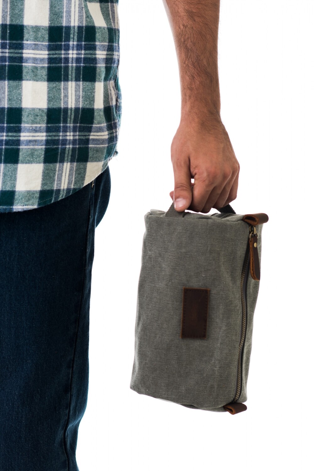 ESTUCHE NECESSAIRE EN CANVAS Verde