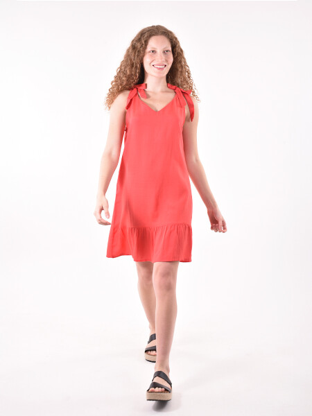 VESTIDO FLAMENGO ROJO