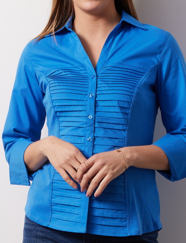 Camisa Tablitas AZUL