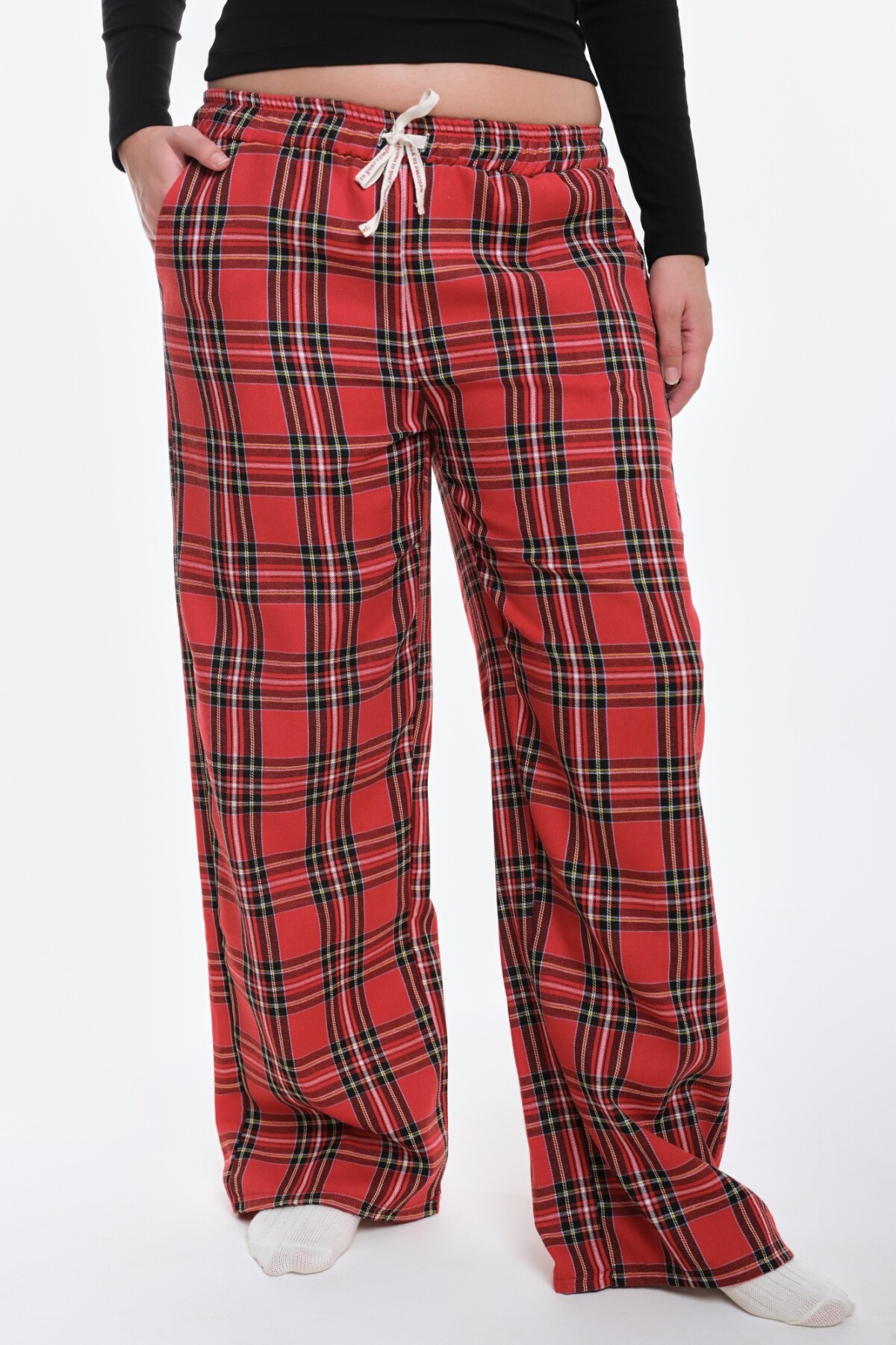 Pantalón Escoces Rojo