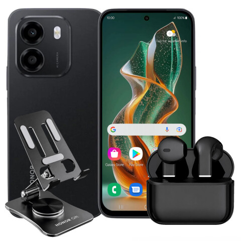 Honor X6e 4/128gb 4g + Reaglo NEGRO