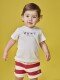 Camiseta Estampada Banderas Nauticas Piedra