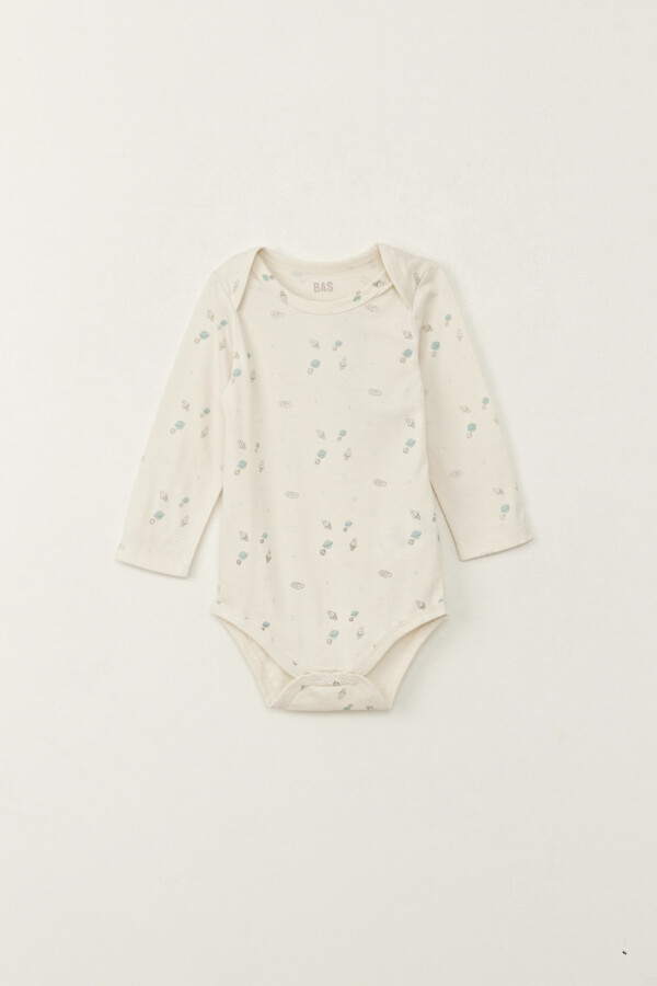 Body manga larga Beige
