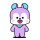 Lapicera BT21 4 colores Mang