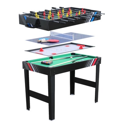 Mesa Multijuego 4 en 1 de 114 x 60 x 84 Pool tejo futbolito y ping pong Mesa Multijuego 4 en 1 de 114 x 60 x 84 Pool tejo futbolito y ping pong