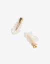 Horquillas Set Fantasia Set De Horquillas Funny - Blanco Nacarado/perlado