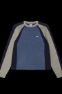 RAGLAN CREW NECK SWEATER Azul