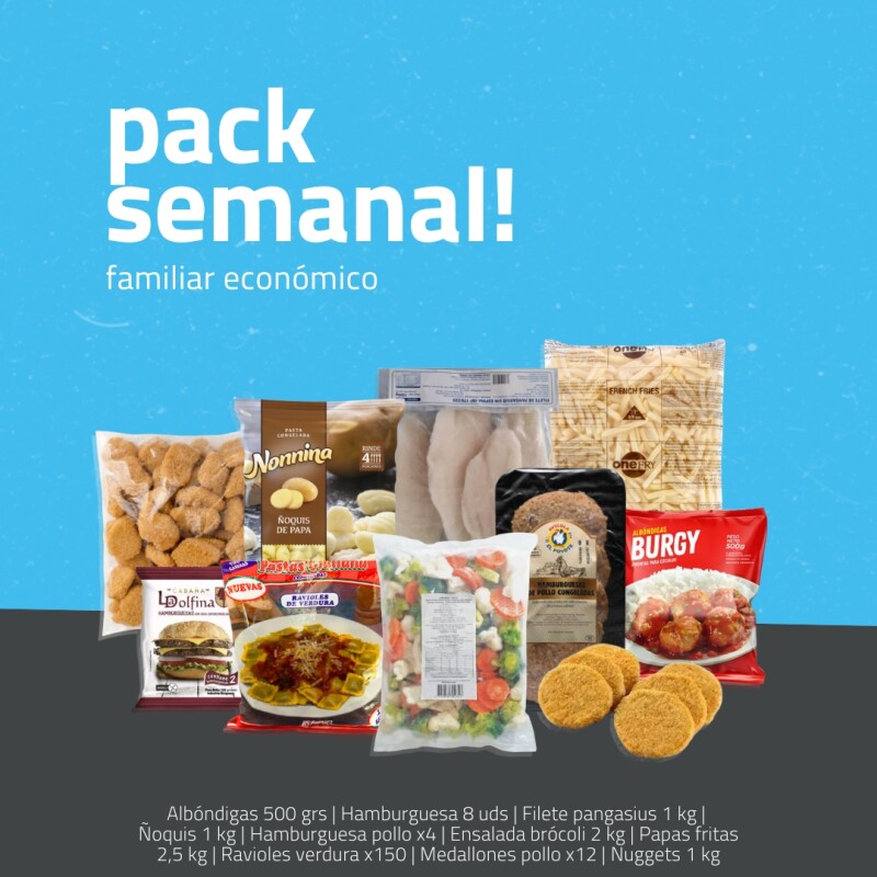 PACK SEMANAL FAMILIAR ECONÓMICO PACK SEMANAL FAMILIAR ECONÓMICO