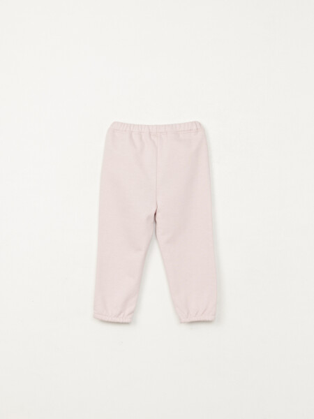 Pantalón deportivo jogger estampado Rosa Pastel